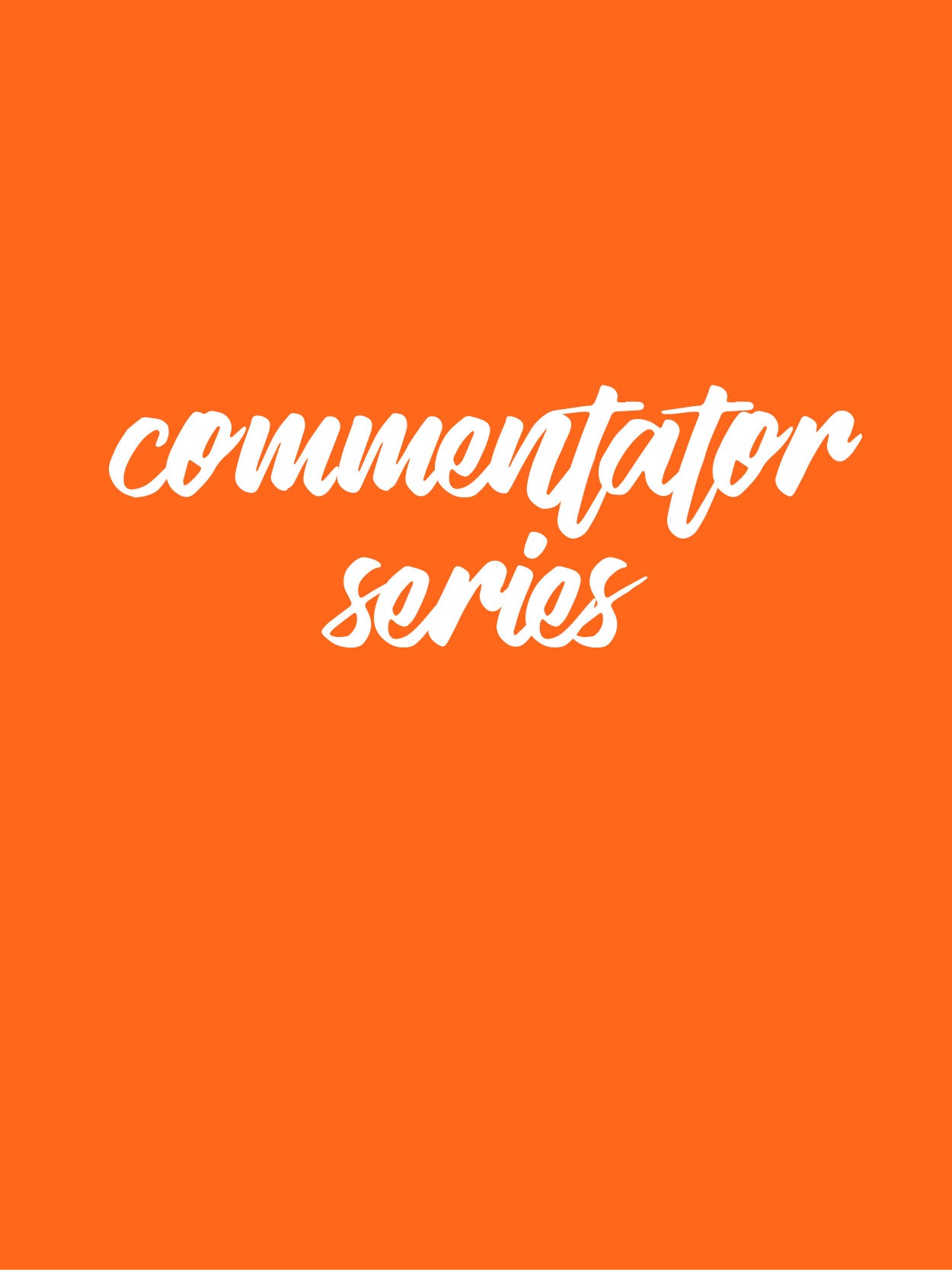 Commentator Series: Luke Johnson from Fulcrum Media