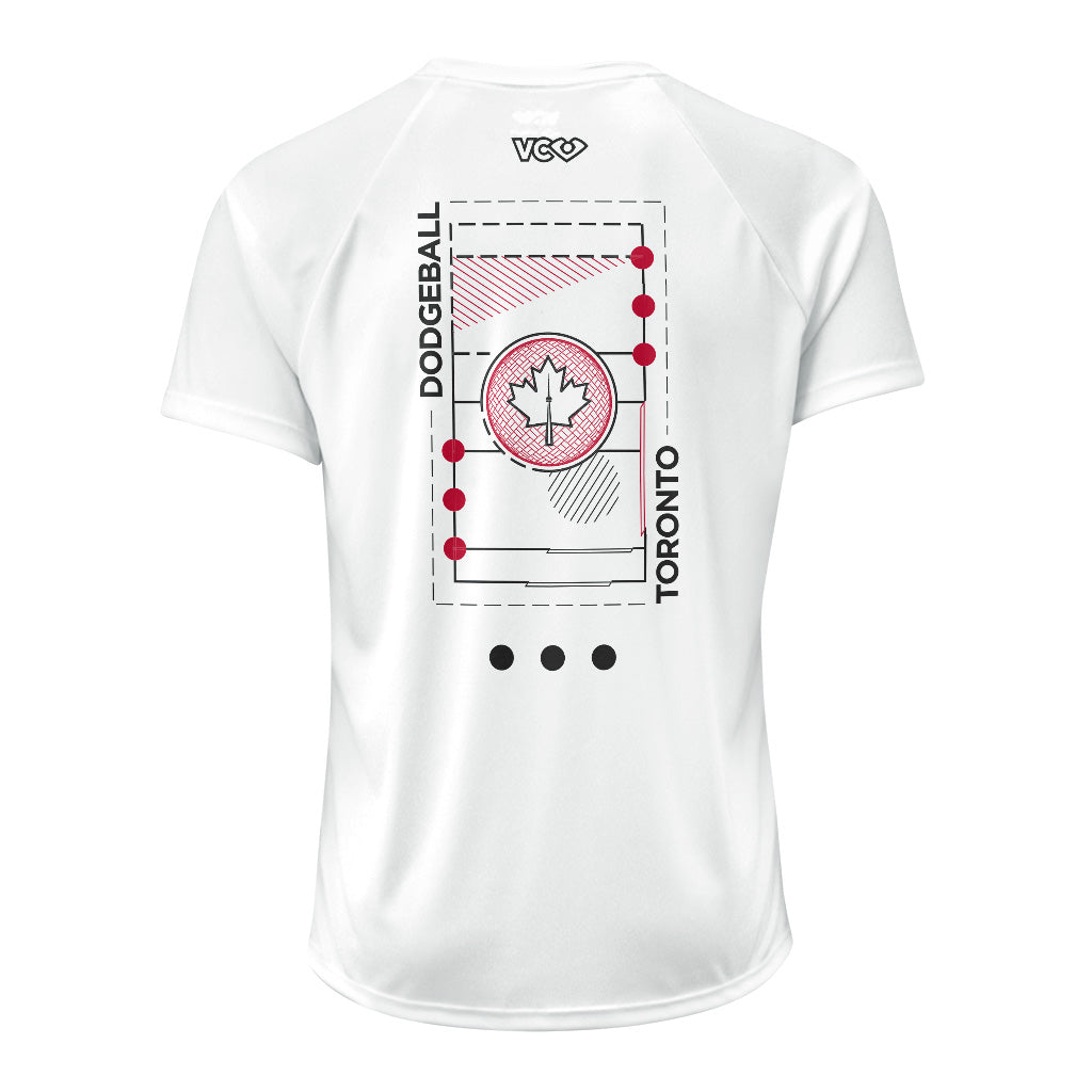 Maillot Raglan Dodgeball Toronto