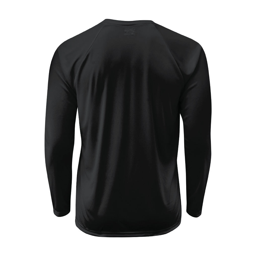 Mile Zero Dark Raglan Long Sleeve