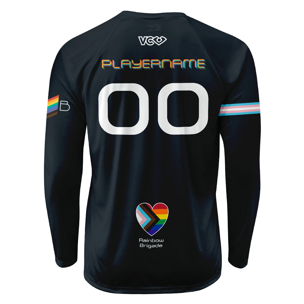 Rainbow Brigade T-shirt à manches longues noir