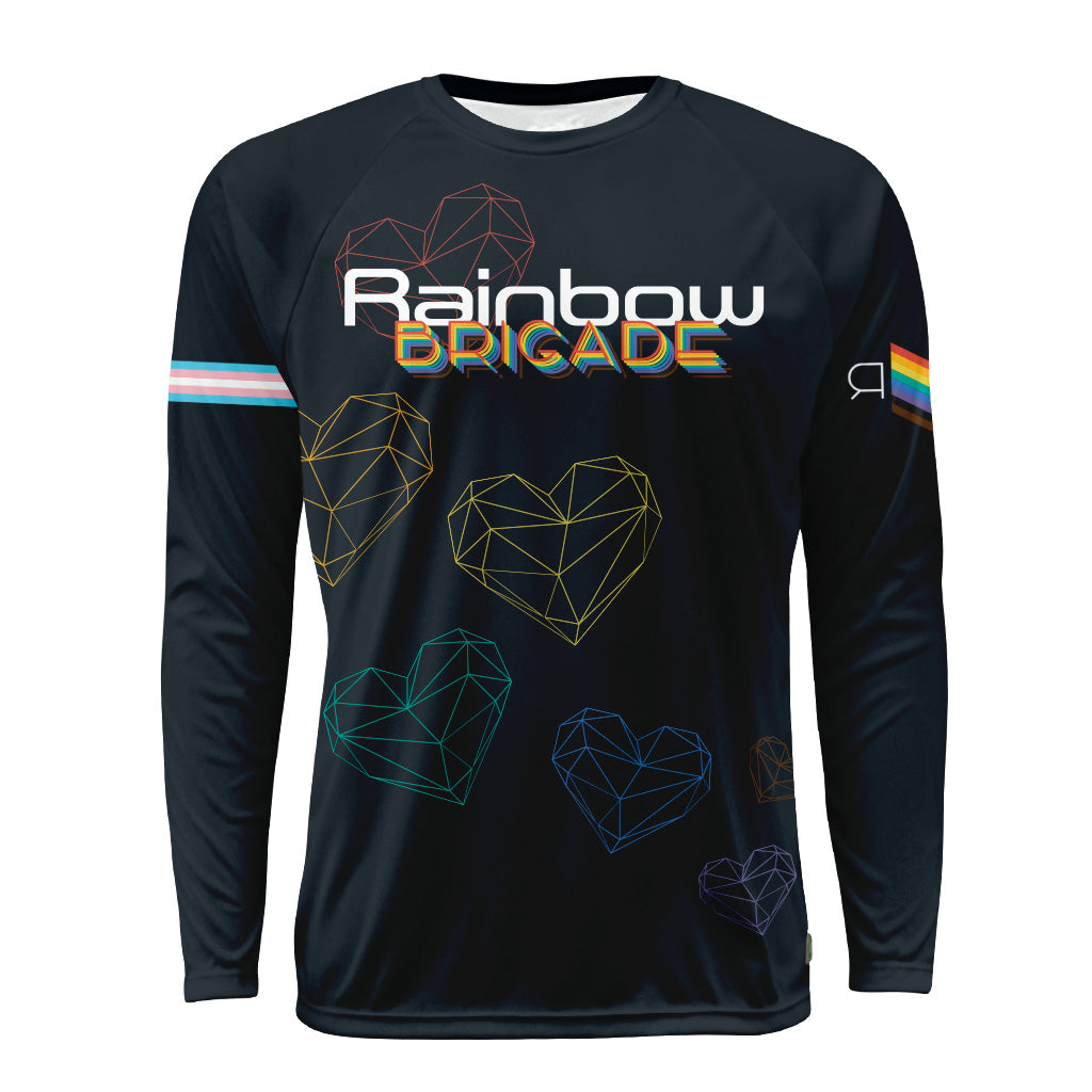 Rainbow Brigade T-shirt à manches longues noir