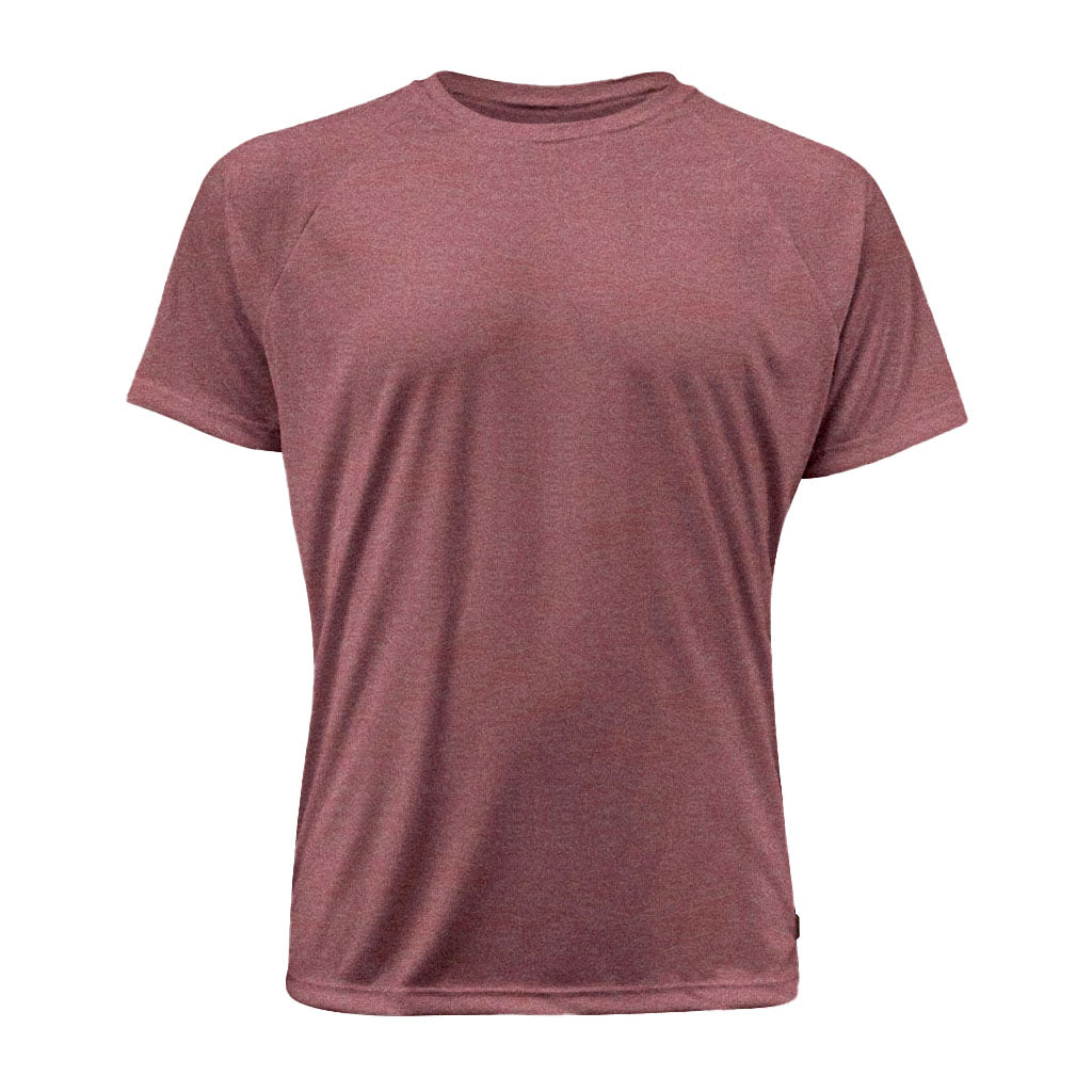 T-shirt Raglan - Bourgogne Mélangé