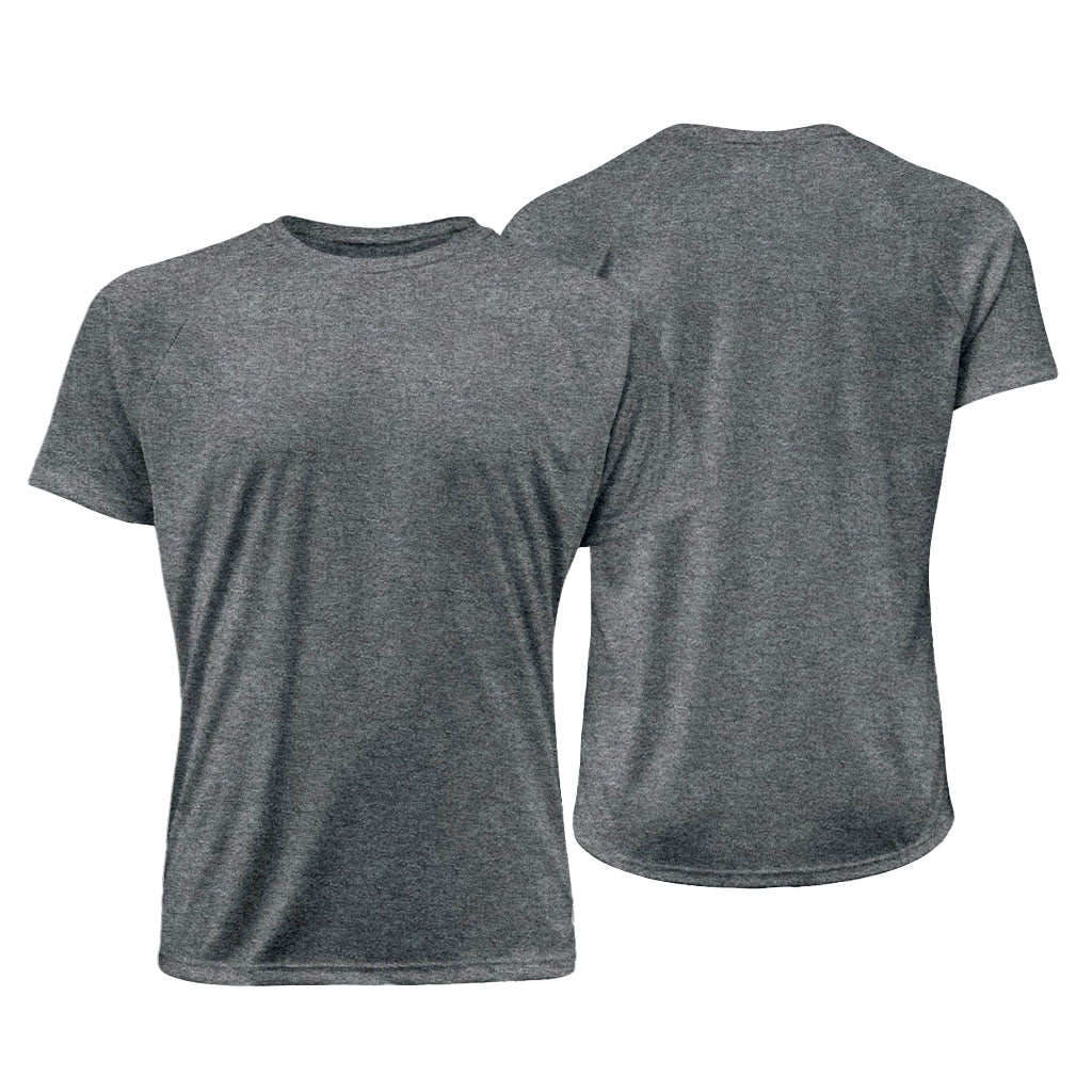 T-shirt Raglan - Charbon Mélangé