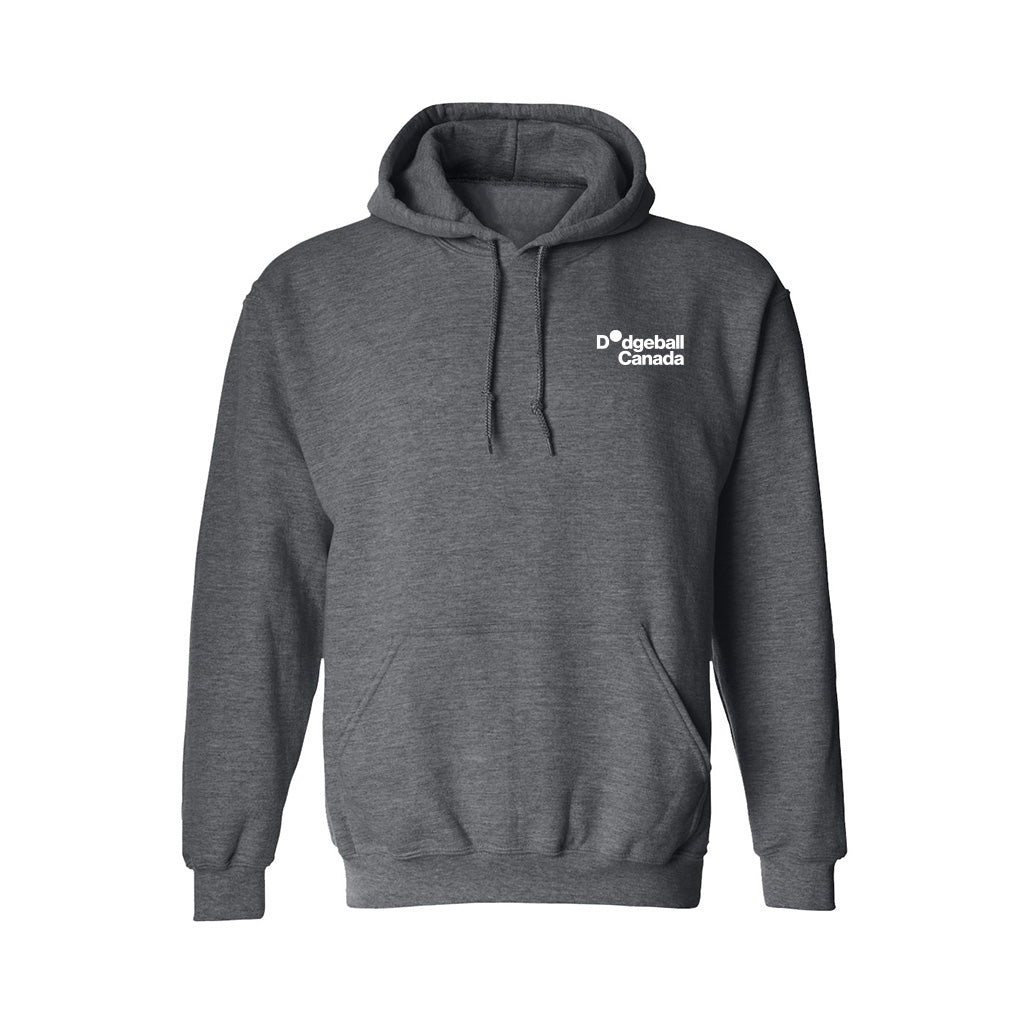 Hoodie en coton gris foncé Dodgeball Canada YKTS