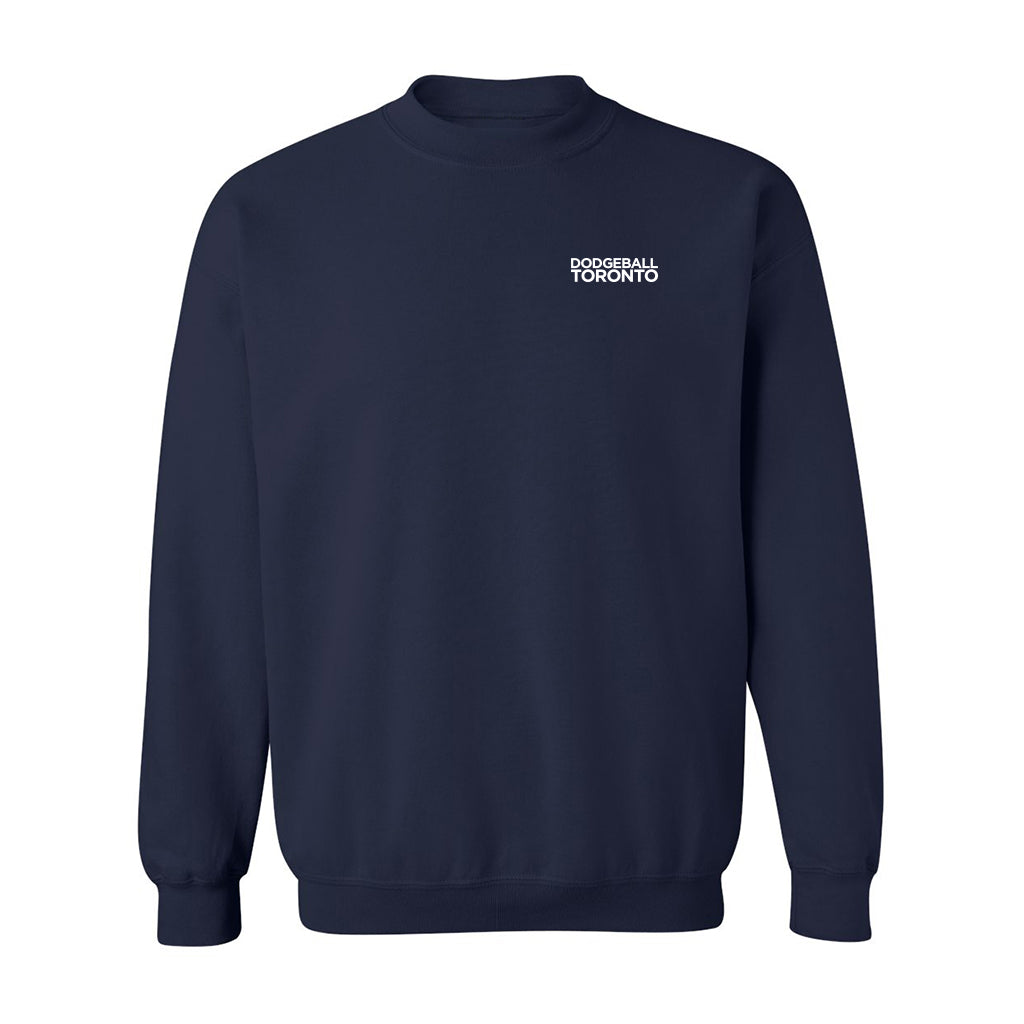 Dodgeball Toronto YKTG Navy Cotton Crewneck (S & M Only)