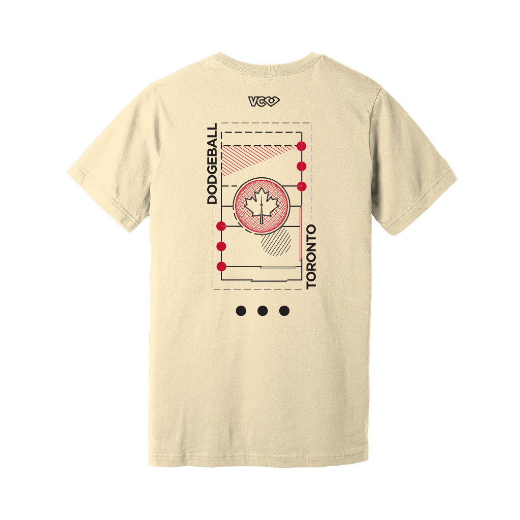 T-shirt en coton premium Dodgeball Toronto