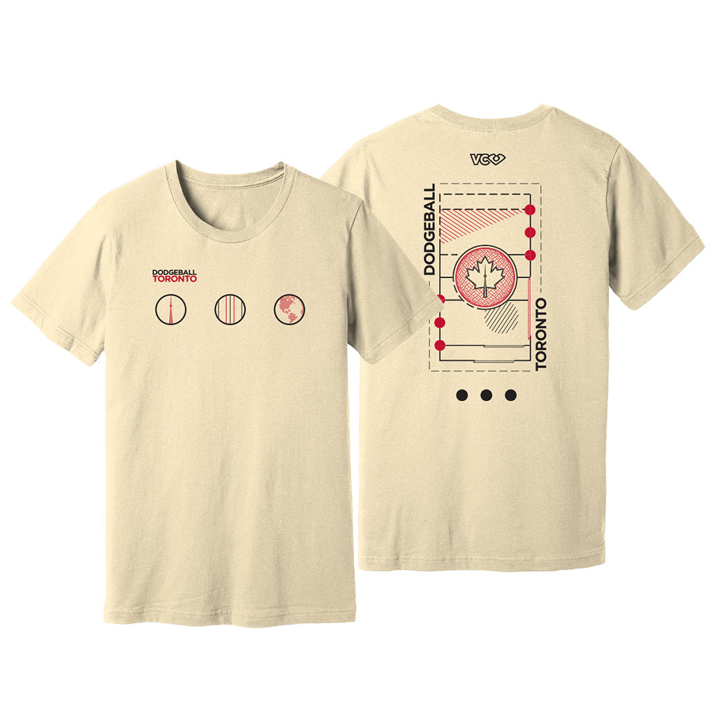 T-shirt en coton premium Dodgeball Toronto
