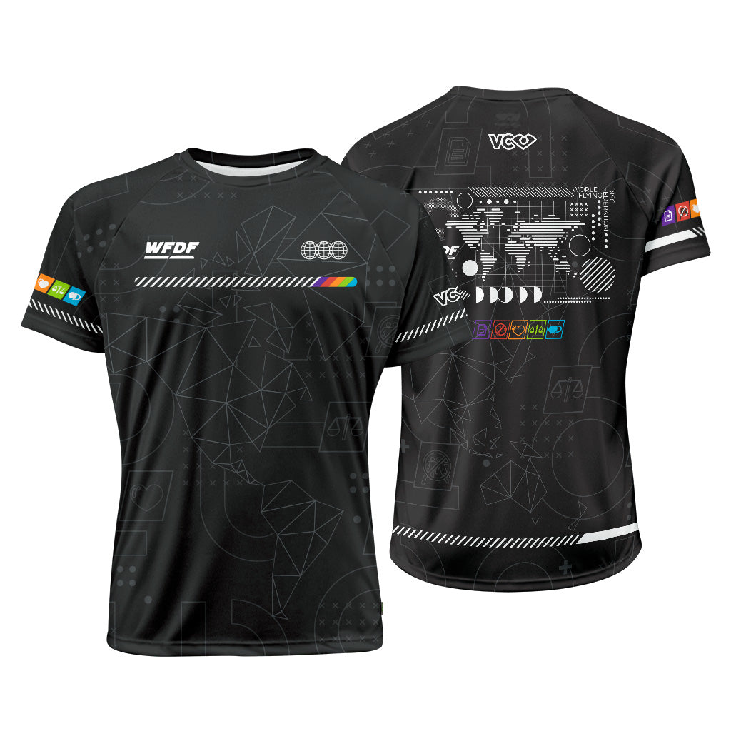 Maillot Raglan Sombre WFDF SOTG