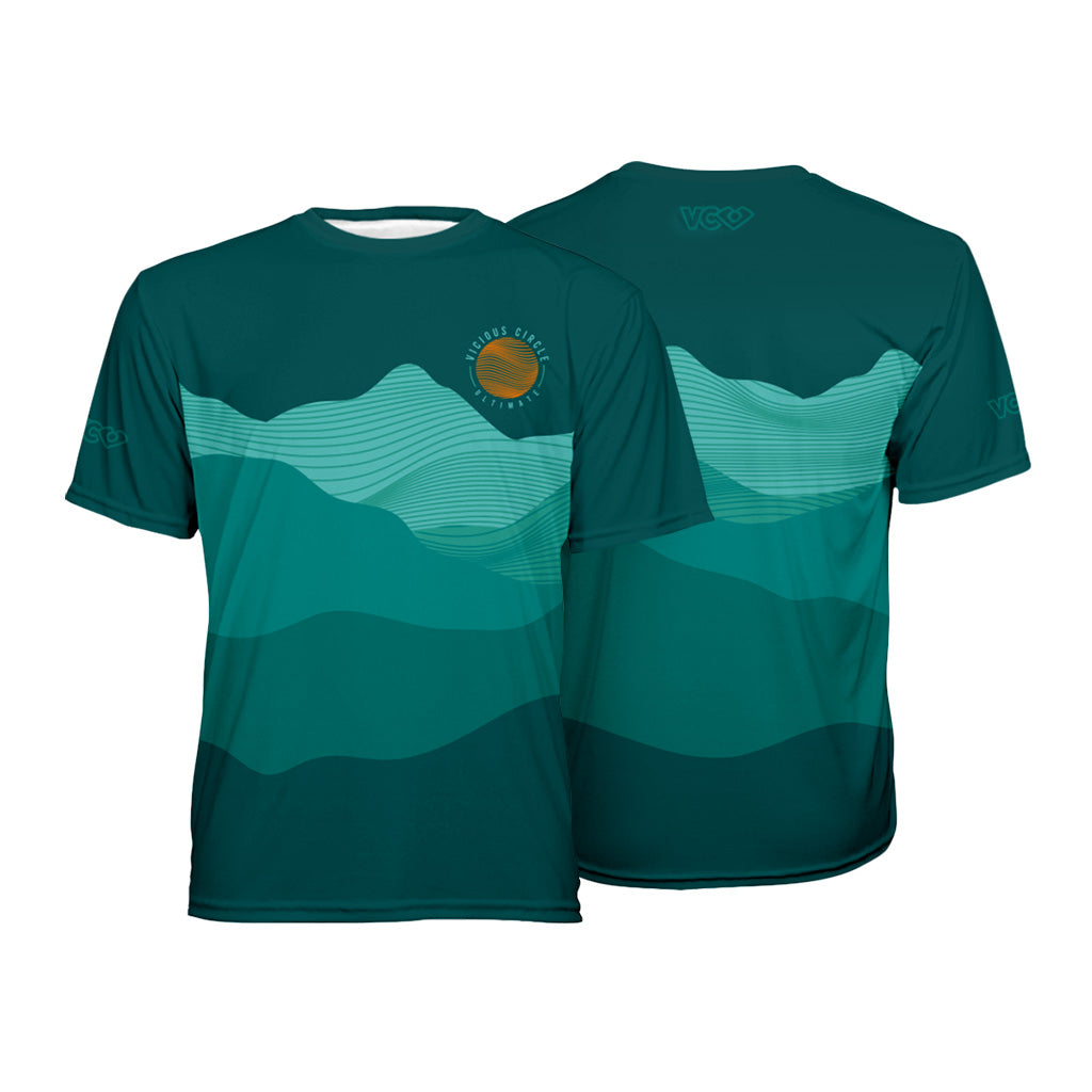 Maillot Classique Sombre des Montagnes