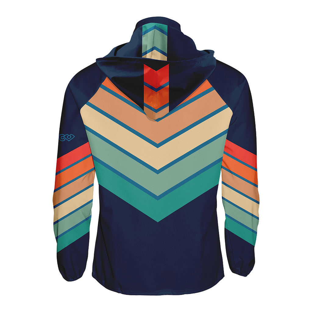 Veste coupe-vent vintage foncée
