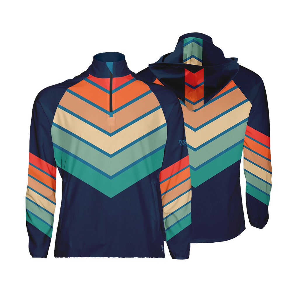 Veste coupe-vent vintage foncée