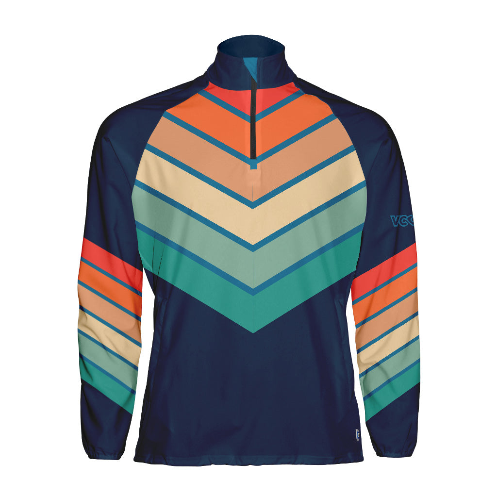 Veste coupe-vent vintage foncée