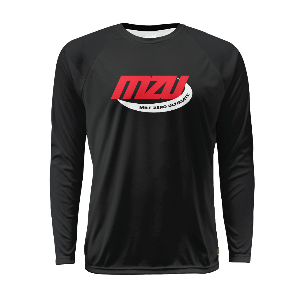 Mile Zero Dark Raglan Long Sleeve