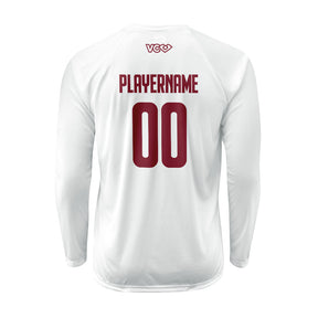 Red Circus White Long Sleeve