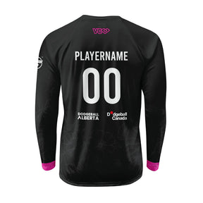 Team Alberta Dark Raglan Long Sleeve