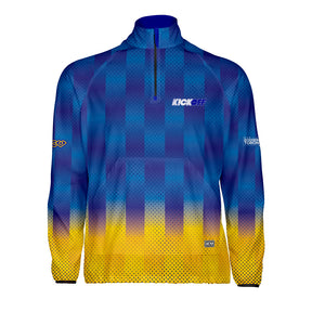 Dodgeball Toronto Kick Off Grid Blue Windbreaker