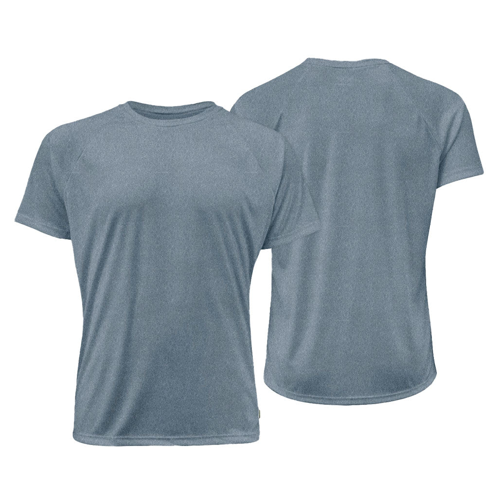 T-shirt Raglan - Heather Marocain