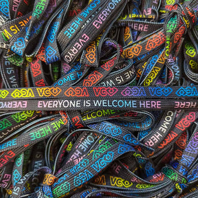 Everyone is Welcome Here Cleat Laces