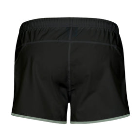 VC Ultimate Frisbee Performance Athletic Apparel Black Shorty Shorts with Sage Green Piping and Pockets