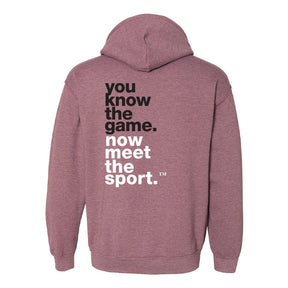 VC Ultimate Frisbee Dodgeball Canada Dark Heather Maroon Cotton Pullover Sweatshirt Hoodie
