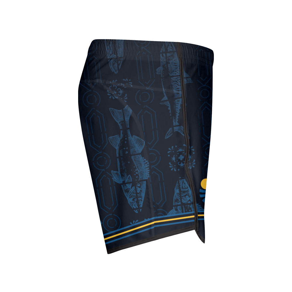 WBUC 2025 Fish Tile Shorty Shorts