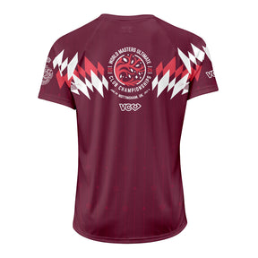 WMUCC 2026 Retro Rhombus Burgundy Raglan Jersey