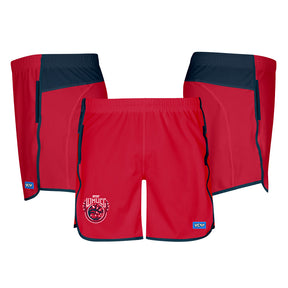 WMUCC 2026 Red Shorty Shorts With Pockets