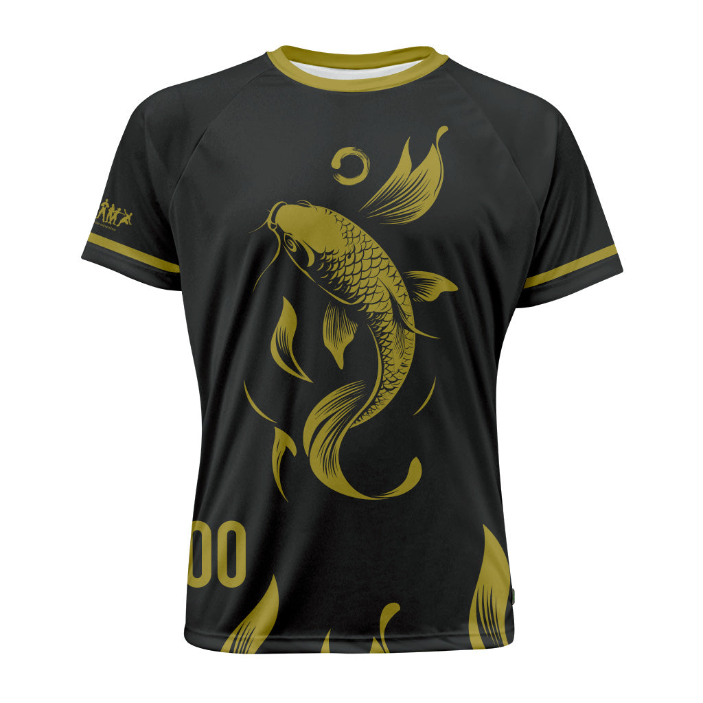 Zen Fish Dark Raglan Jersey