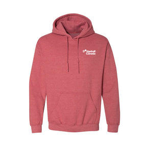 Dodgeball Canada YKTS Heather Red Cotton Hoodie