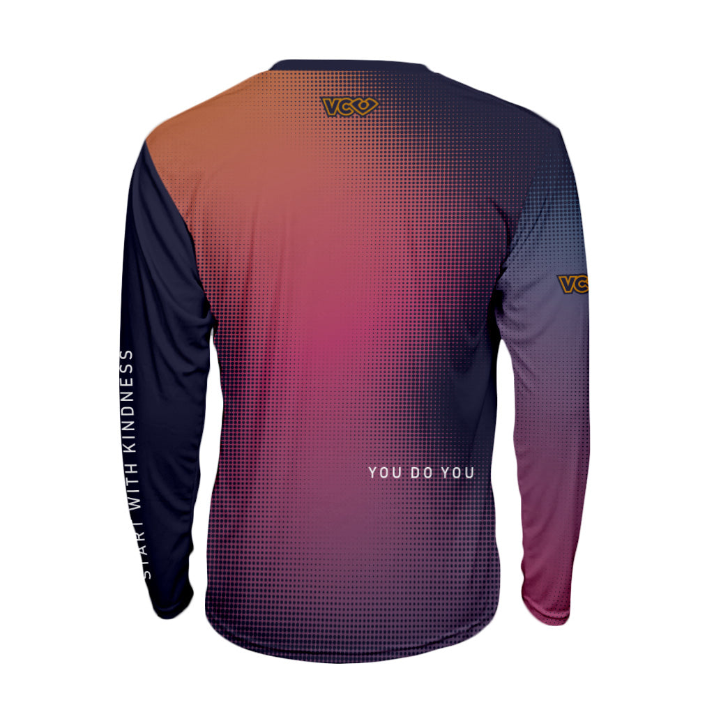 VC Ultimate Frisbee Kindness Flow Classic Long Sleeve Jersey - Start With Kindness You Do You