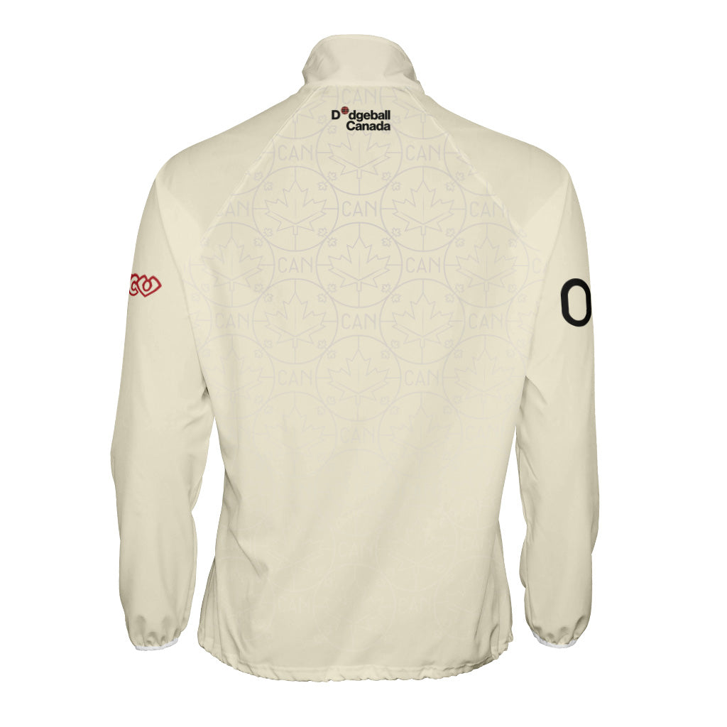 Dodgeball Canada Team Canada Cream Velocity Jacket