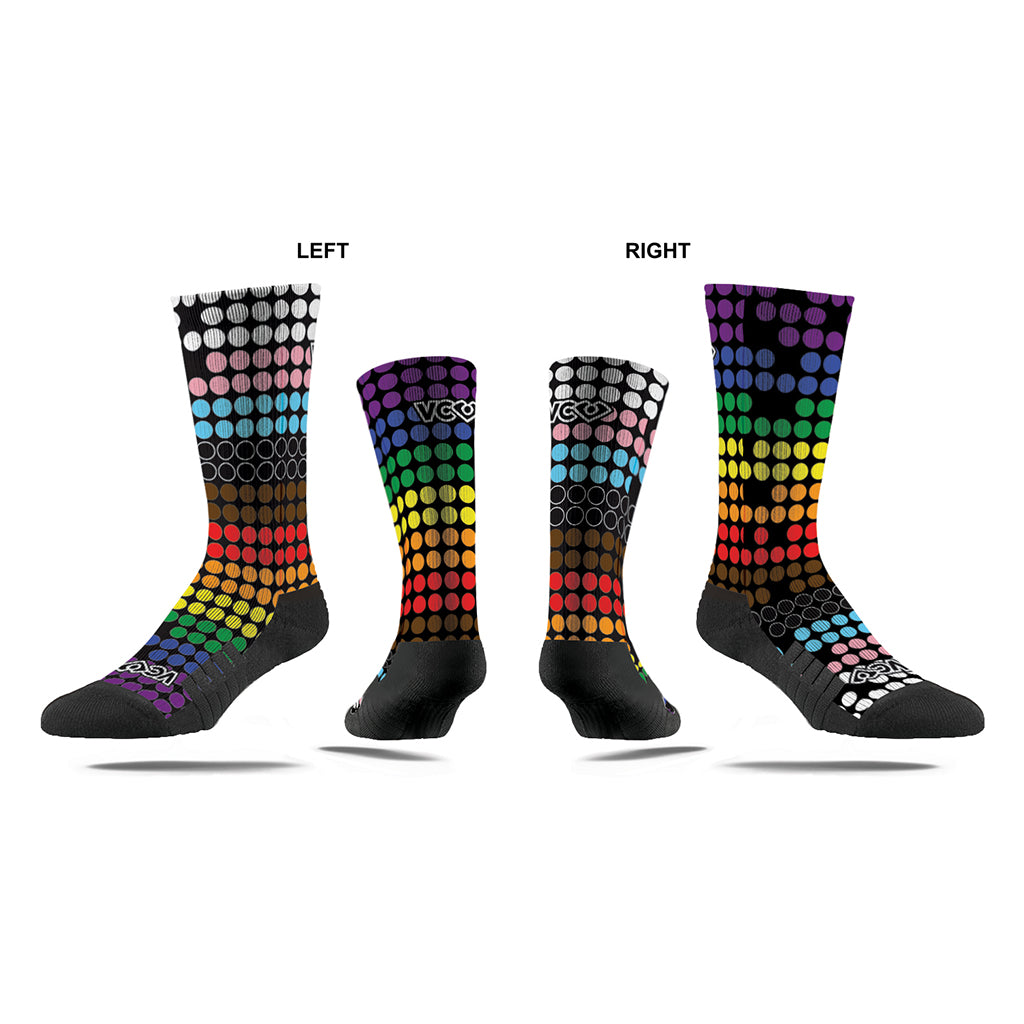 VC Ultimate Bold Pride Dark Premium Socks